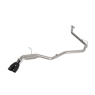 aFe Power | Takeda 2-1/2 IN to 3 IN 304 Stainless Steel Cat-Back Exhaust w/ Black Tips - Camry 2.5L 2025-2026