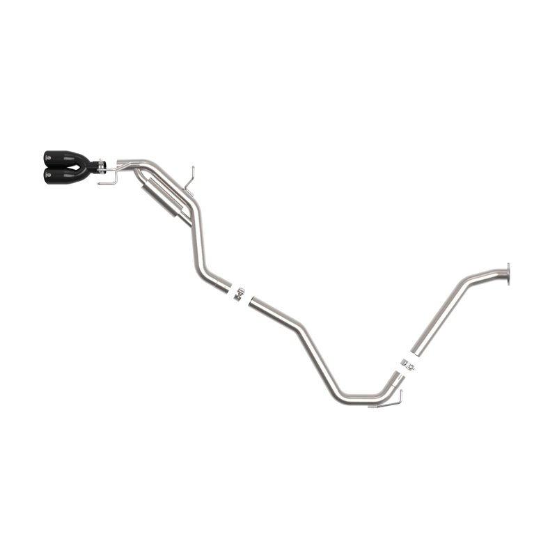 aFe Power | Takeda 2-1/2 IN to 3 IN 304 Stainless Steel Cat-Back Exhaust w/ Black Tips - Camry 2.5L 2025-2026
