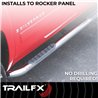 TrailFX | 3 Inch Round Bent, Rocker Panel Mount - Land Cruiser 2.4T 2024-2025