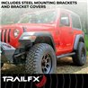 TrailFX | 4 Inch Oval Straight, Rocker Panel Mount - 4Runner 2.4T 2025-2026