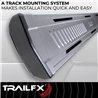 TrailFX | With 6-1/2 Inch Wide Step Area, Rocker Panel Mount - Land Cruiser 2.4T 2024-2025