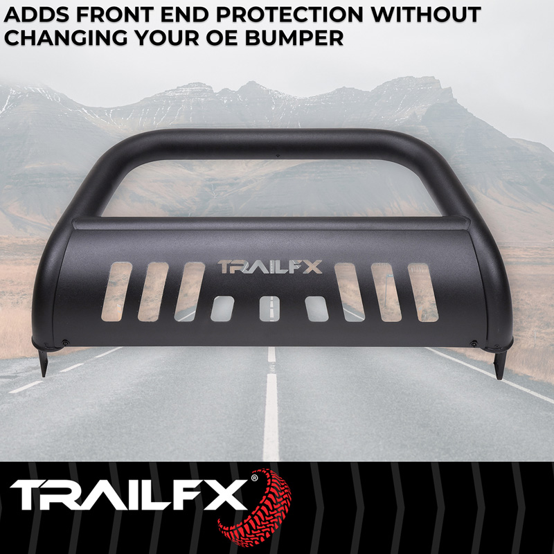 TrailFX | 3 Inch Diameter, Powder Coated, Titanium Black, Steel - Land Cruiser 2.4T 2024-2025
