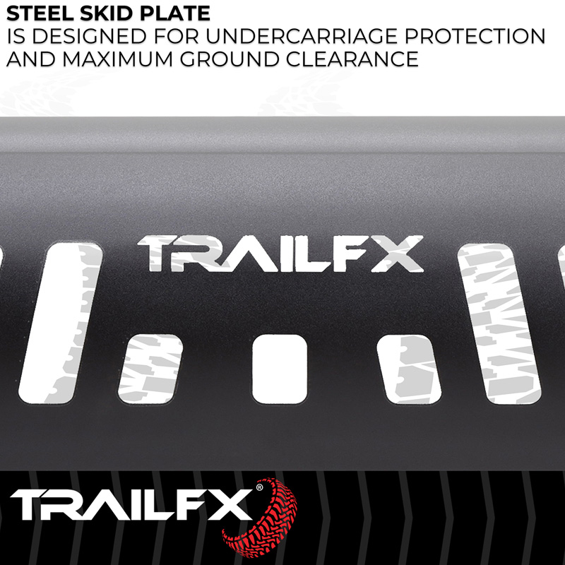 TrailFX | 3 Inch Diameter, Powder Coated, Titanium Black, Steel - Land Cruiser 2.4T 2024-2025