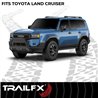 TrailFX | 3 Inch Diameter, Powder Coated, Titanium Black, Steel - Land Cruiser 2.4T 2024-2025
