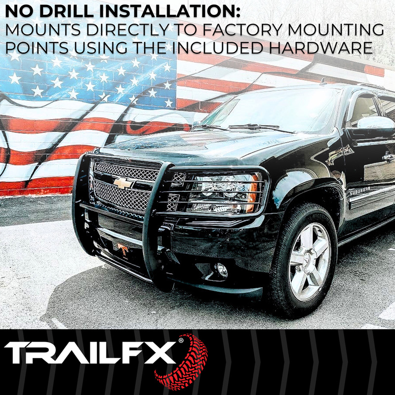 TrailFX | 1-Piece, Black Textured Powder Coated, Steel - Silverado 1500 2022-2025