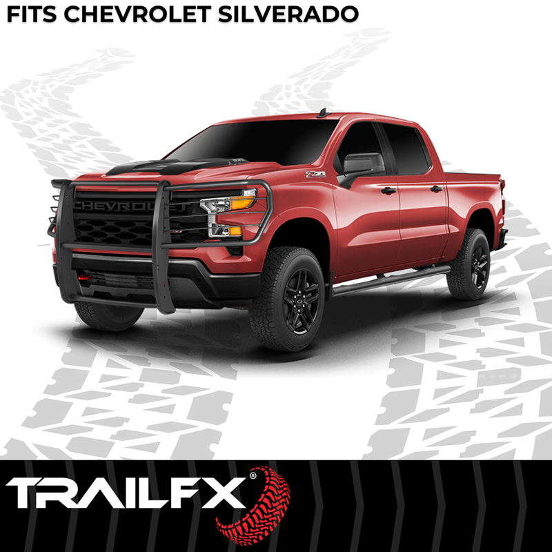 TrailFX | 1-Piece, Black Textured Powder Coated, Steel - Silverado 1500 2022-2025