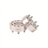 TrailFX | 6x135mm/6x5.31 In Bolt Pattern 2 In Thick 87.10mm Hub Silver Color Alum Set Of 2