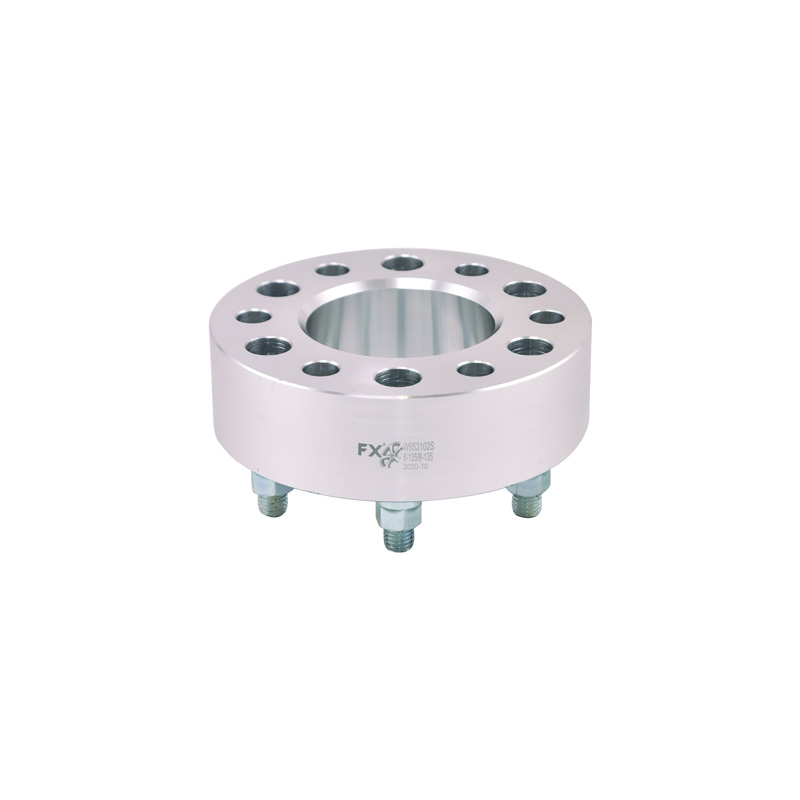 TrailFX | 6x135mm/6x5.31 In Bolt Pattern 2 In Thick 87.10mm Hub Silver Color Alum Set Of 2