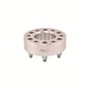 TrailFX | 6x135mm/6x5.31 In Bolt Pattern 2 In Thick 87.10mm Hub Silver Color Alum Set Of 2