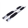 TrailFX | With Step Pads 6 In Oval Straight Pol Stainless Steel With Welded End Caps Rocke - Ram 1500 2019-2025