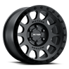 Method Wheels | STREET (3XX) 17x8.5 ET25 - MATTE BLACK - GLOSS BLACK LIP