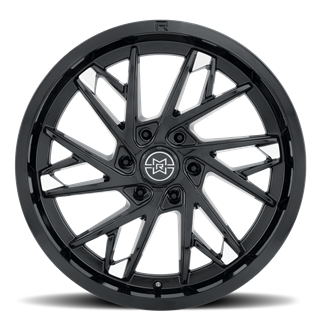 Method Wheels | RAISED (8XX) 20x9 ET-12 - GLOSS BLACK MILLED