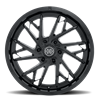 Method Wheels | RAISED (8XX) 20x9 ET12 - GLOSS BLACK MILLED