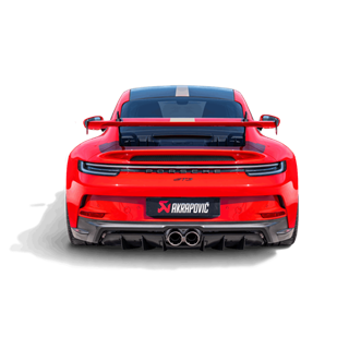 AKRAPOVIC | Rear Carbon Fiber Diffuser - Matte - 911 GT3 4.0L 2022