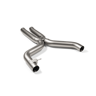 AKRAPOVIC | Evolution Line Titanium Link Pipe - (w/o Resonator) - BMW 3.0T 2021-2025