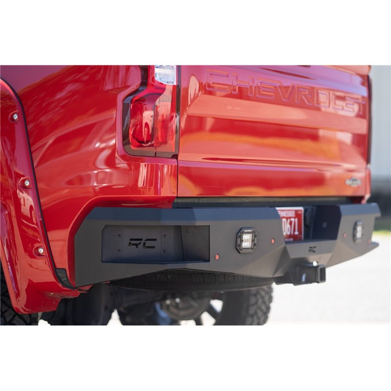 Rough Country | Heavy Duty Rear LED Bumper - Silverado 1500 / Limited 2019-2022 Rough Country Off-Road Bumpers
