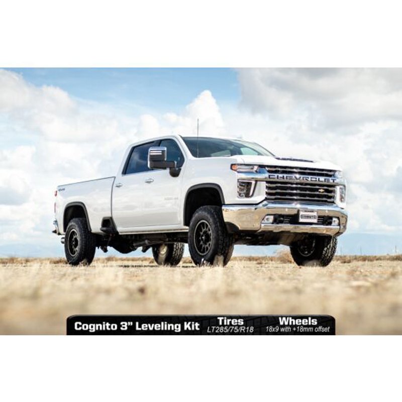 Cognito | Cognito 3" Premier Leveling Kit w/ Fox 2.0 Reservoir - Silverado / Sierra 2500 HD / 3500 HD 6.6L 2020-2025