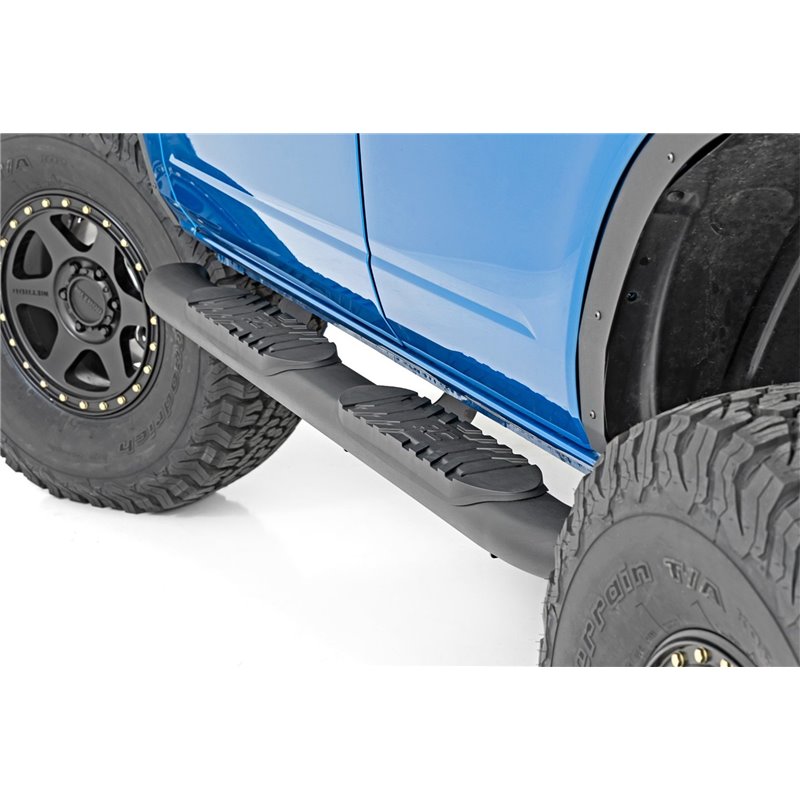 Rough Country | Oval Nerf Step Bar - Bronco 2.3T / 2.7T 2021-2022
