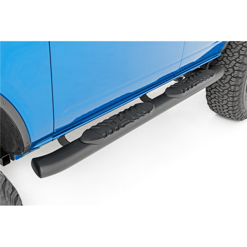 Rough Country | Oval Nerf Step Bar - Bronco 2.3T / 2.7T 2021-2022
