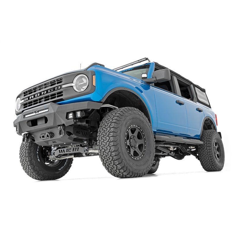Rough Country | Oval Nerf Step Bar - Bronco 2.3T / 2.7T 2021-2022