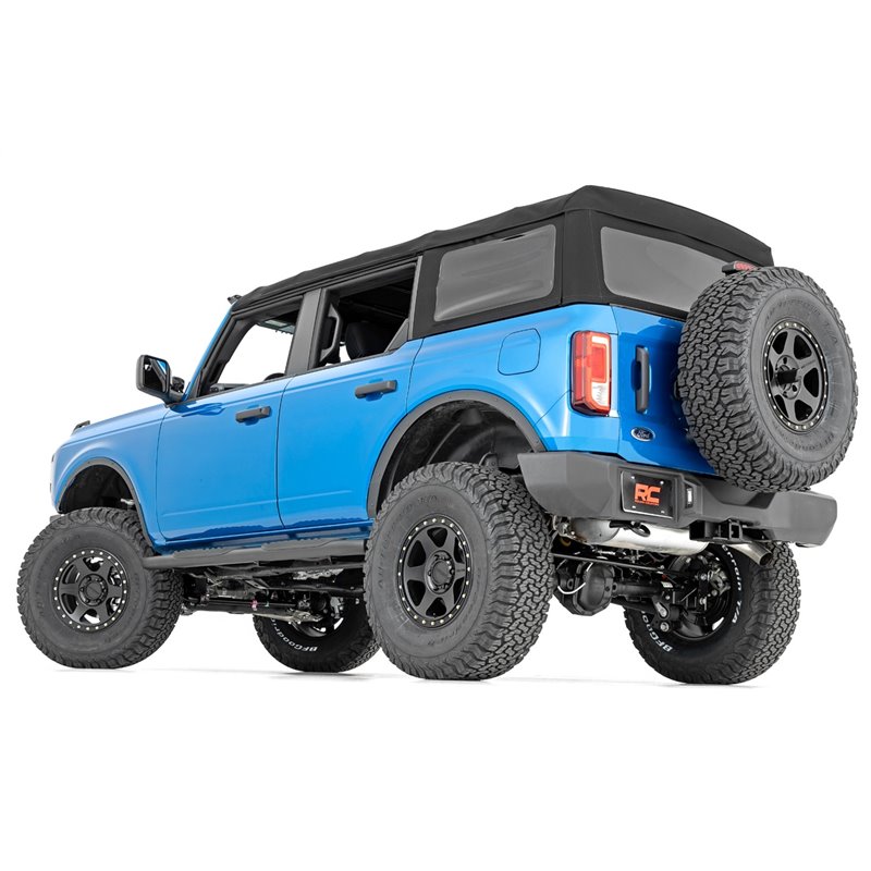 Rough Country | Oval Nerf Step Bar - Bronco 2.3T / 2.7T 2021-2022