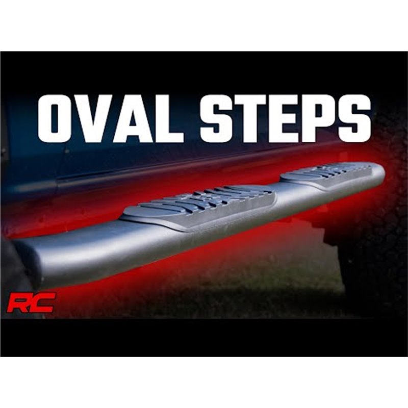 Rough Country | Oval Nerf Step Bar - Bronco 2.3T / 2.7T 2021-2022