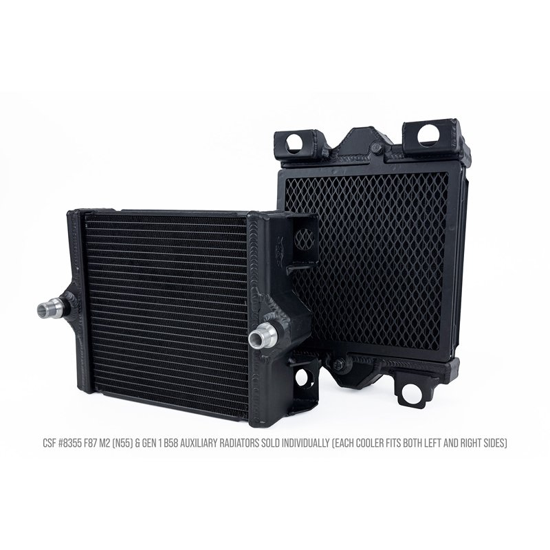 CSF | High-Performance Auxiliary Radiator - BMW 3.0T / 2.0T 2016-2021