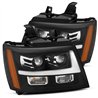 AlphaRex | Projector Headlights Black - Avalanche / Suburban 1500 / Tahoe 2007-2014