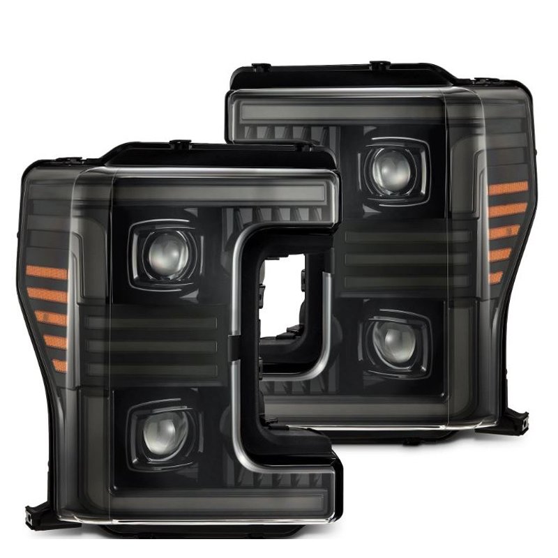 AlphaRex | Projector Headlights Alpha-Black - F-250 / F-350 2017-2019