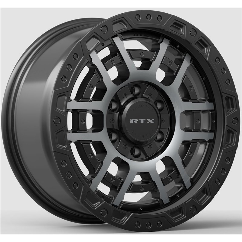 RTX | Valhalla 22x9.0 ET18 - Noir machiné rouge