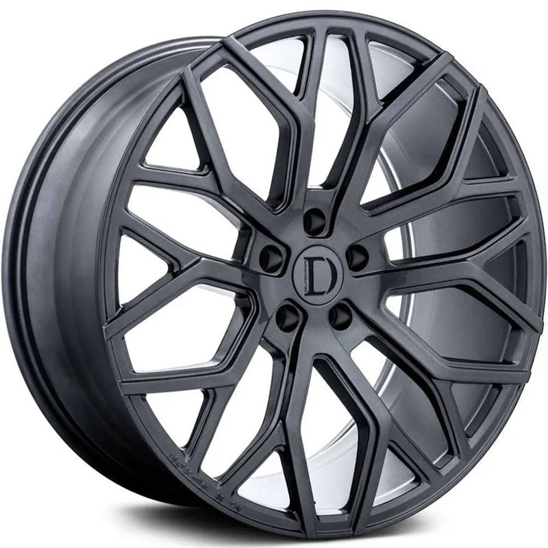 RTX | D01 18x8.0 ET45 - Gris fonçé machiné