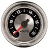 AutoMeter | GAUGE, VOLTMETER, 2 1/16", 18V, DIGITAL STEPPER MOTOR, AMERICAN MUSCLE
