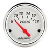AutoMeter | GAUGE KIT, 5 PC., 3 1/8" & 2 1/16", ELEC. SPEEDOMETER, ARCTIC WHITE