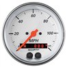 AutoMeter | GAUGE, SPEEDOMETER, 3 3/8", 120MPH, GPS, ARCTIC WHITE