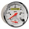 AutoMeter | GAUGE, TACH/SPEEDO, 3 3/8", 120MPH & 8K RPM, ELEC. PROGRAM., ARCTIC WHITE