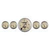 AutoMeter | GAUGE KIT, 5 PC., 3 1/8" & 2 1/16", MECH. SPEEDOMETER, ANTIQUE BEIGE