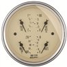 AutoMeter | GAUGE, QUAD, 3 3/8", 240OE-33OF, ELEC, ANTIQUE BEIGE