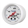 AutoMeter | GAUGE, WATER PRESS, 2 1/16", 35PSI, MECHANICAL, MARINE WHITE