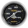 AutoMeter | GAUGE, OIL PRESSURE, 2 1/16", 100PSI, MECHANICAL, MARINE CARBON FIBER