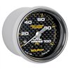 AutoMeter | GAUGE, OIL PRESSURE, 2 1/16", 100PSI, MECHANICAL, MARINE CARBON FIBER