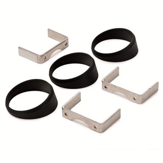AutoMeter | GAUGE MOUNT, ANGLE RINGS, 3 PCS., BLACK, FOR 2 5/8" GAUGES