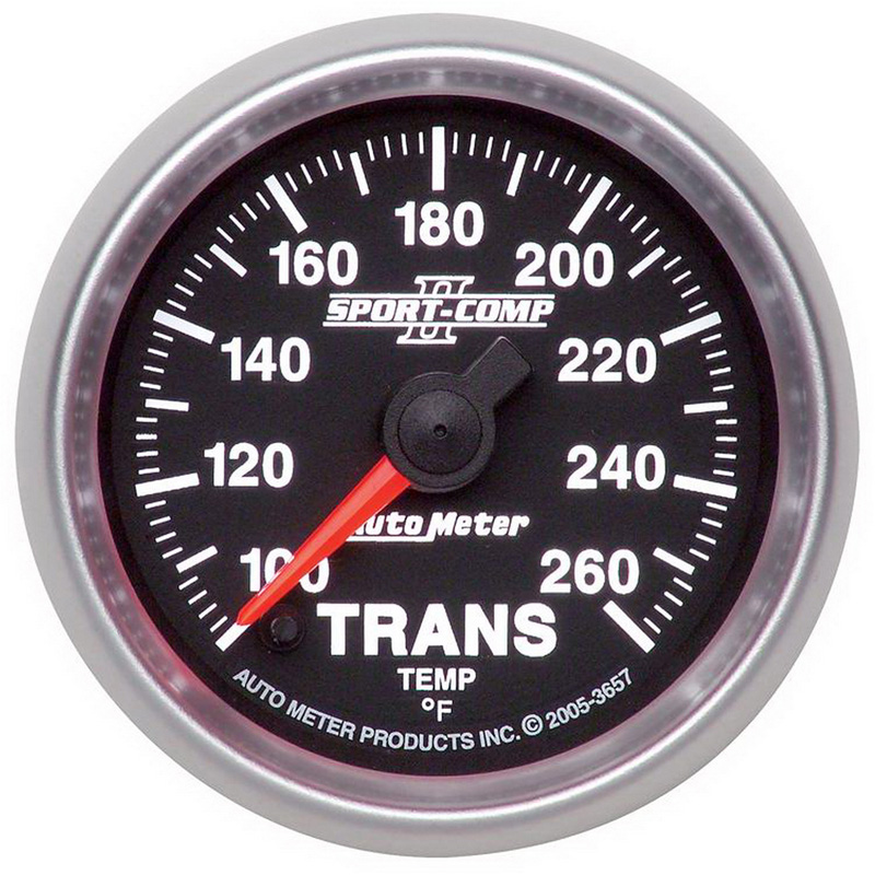 AutoMeter | GAGE, TRANS TEMP, 2 1/16", 100-260F, DIGTL STPPR MTR, SPORT-COMP II