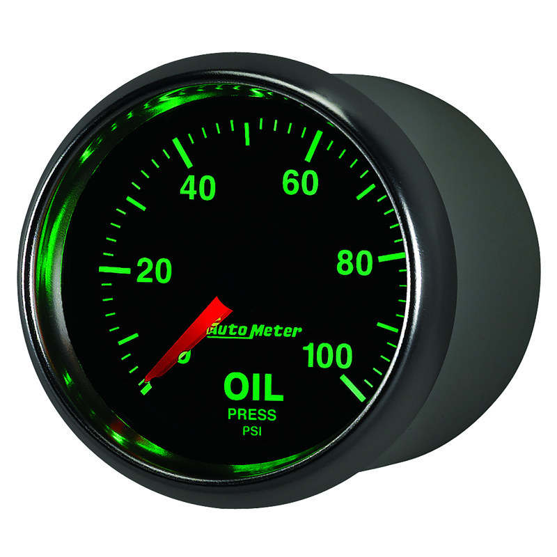 AutoMeter | GAUGE, OIL PRESSURE, 2 1/16", 100PSI, MECHANICAL, GS
