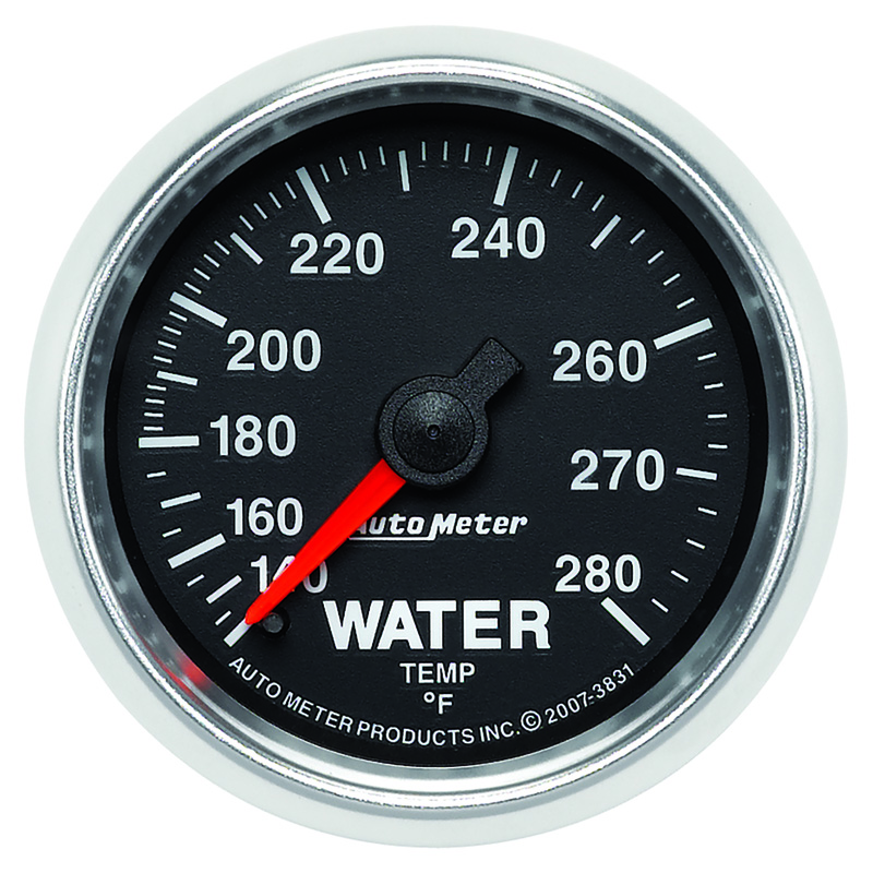 AutoMeter | GAUGE, WATER TEMP, 2 1/16", 140-280?F, MECHANICAL, GS