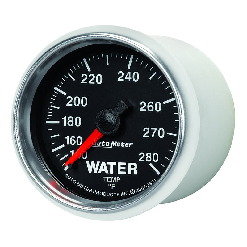 AutoMeter | GAUGE, WATER TEMP, 2 1/16", 140-280?F, MECHANICAL, GS