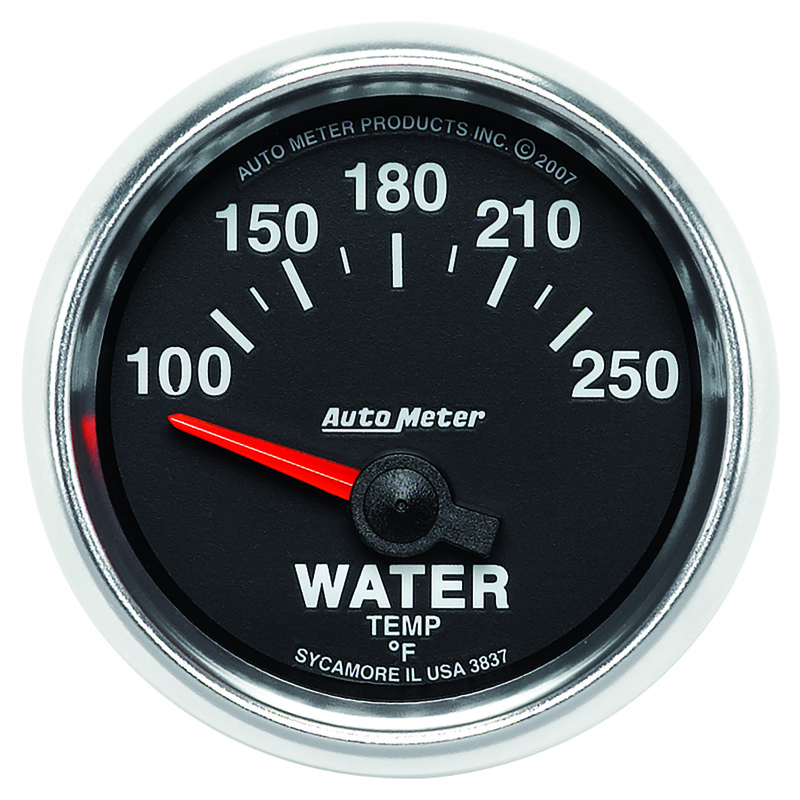 AutoMeter | GAUGE, WATER TEMP, 2 1/16", 100-250?F, ELECTRIC, GS