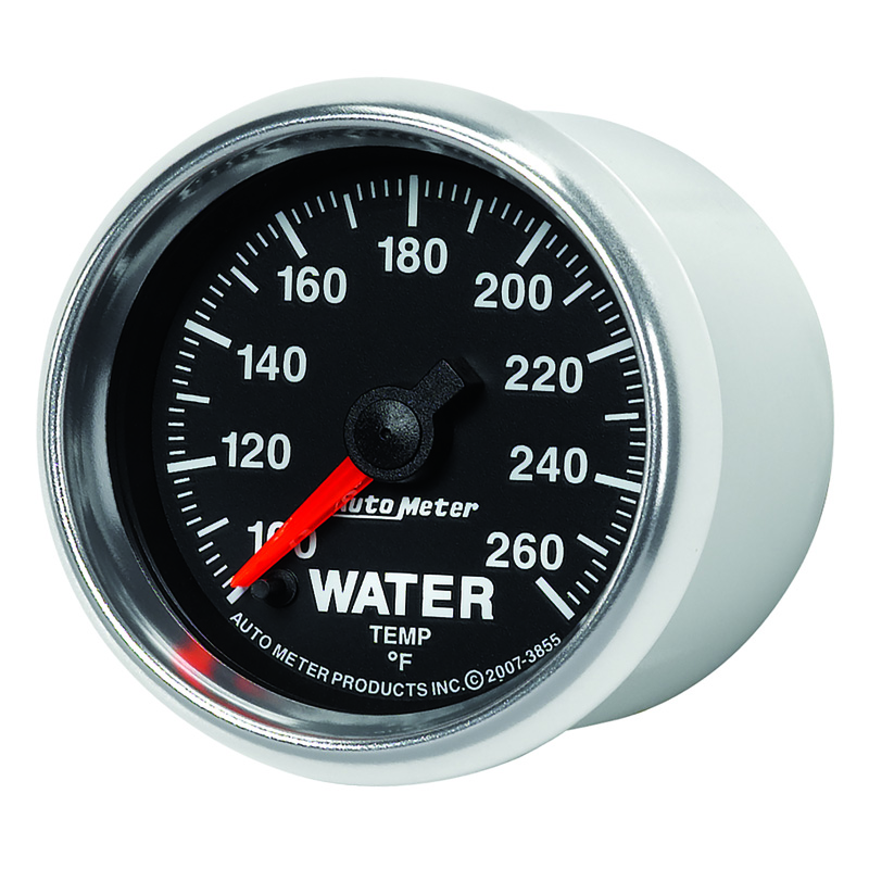 AutoMeter | GAUGE, WATER TEMP, 2 1/16", 100-260?F, DIGITAL STEPPER MOTOR, GS