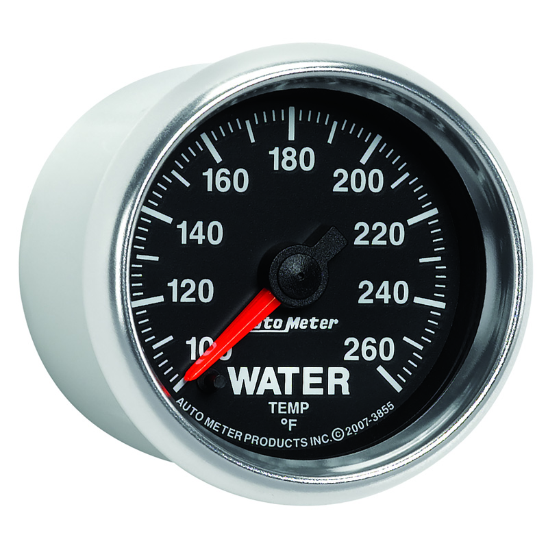 AutoMeter | GAUGE, WATER TEMP, 2 1/16", 100-260?F, DIGITAL STEPPER MOTOR, GS