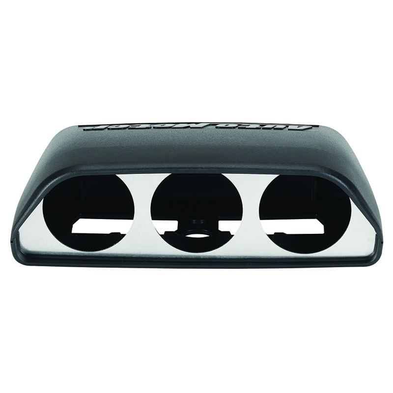 AutoMeter | GAUGE MOUNT, DIRECT FIT DASH TOP, TRIPLE, 2 1/16" - Challenger 3.5L / 5.7L / 6.1L 2008-2014