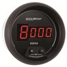 AutoMeter | GAUGE, TACH, 3 3/8", 10K RPM, IN-DASH, DIGITAL, BLACK DIAL W/ RED LED
